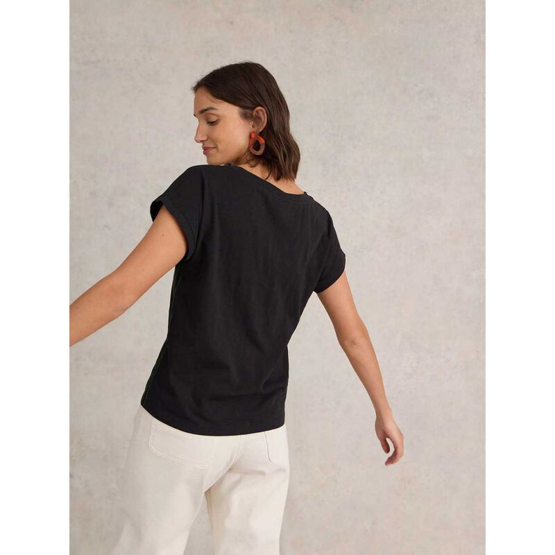 White Stuff Nelly Notch Neck Tee image number 1